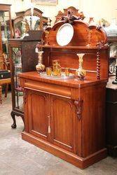 Antique Mahogany 2 Door Chiffonier 