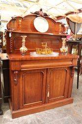 Antique Mahogany 2 Door Chiffonier 