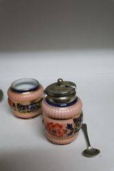 3 Pieces China Japan Pattern Cruet C1900 