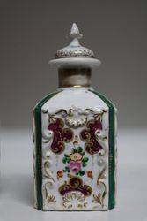 Pair Of Victorian Porcelain Scent Bottles  