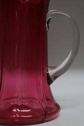 Victorian Ruby Glass Jug  