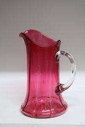 Victorian Ruby Glass Jug  