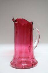 Victorian Ruby Glass Jug  