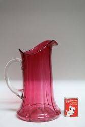 Victorian Ruby Glass Jug  