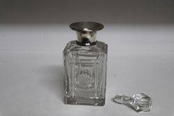 Silver Top Scent Bottle 