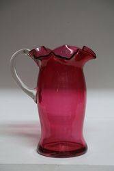 Victorian Ruby Glass Jug 