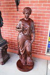 Cast Iron Female Garden Statue