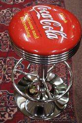 Adjustable GarageBar Stool Coca Cola  