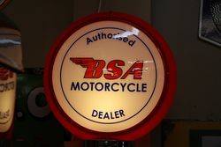 Authorised BSA Motorcycles Dealer Garage Lightbox 