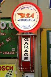 Authorised BSA Motorcycles Dealer Garage Lightbox 