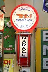 Authorised BSA Motorcycles Dealer Garage Lightbox 