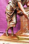 A Wonderful Austrian Cold Painted Bronze Figure Depicting A Classical Greek Them