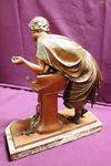 A Wonderful Austrian Cold Painted Bronze Figure Depicting A Classical Greek Them