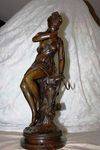 Antique Bronze Female Figure Sourceby Ledieu