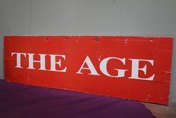 The Age newsagency The Sunday Age Store Double Sided Sign 