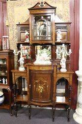 Rose Wood Display Cabinet  