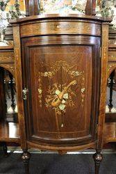 Rose Wood Display Cabinet  