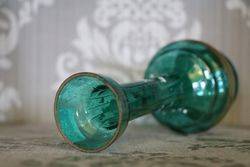 Victorian Green Glass vase 