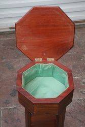 Small Mahogany Sewing Box 