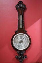 Large Antique Early C20th Banjo Barometer #