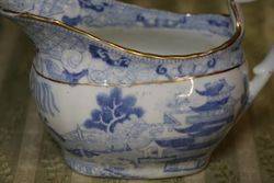 Early 19th Century Blue and White Creamer 