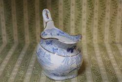 Early 19th Century Blue and White Creamer 