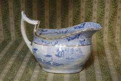 Early 19th Century Blue and White Creamer 