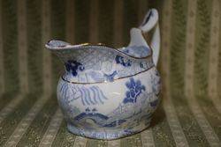 Early 19th Century Blue and White Creamer 