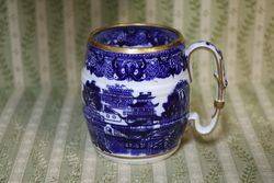 George Grainger + Co. Worcester Blue and White Willow Mug #