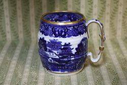 George Grainger + Co Worcester Blue and White Willow Mug 