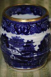 George Grainger + Co Worcester Blue and White Willow Mug 