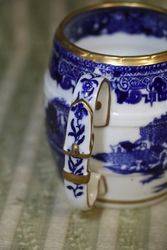 George Grainger + Co Worcester Blue and White Willow Mug 