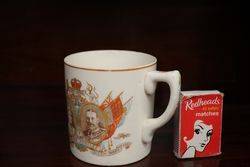Vintage King George V and Queen Mary Silver Jubilee Mug