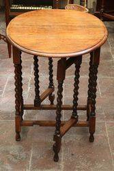  Oak Gate Leg Table 