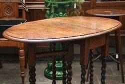  Oak Gate Leg Table 