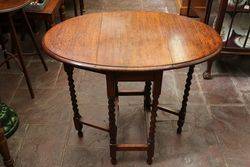  Oak Gate Leg Table 