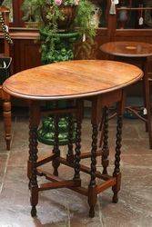  Oak Gate Leg Table 