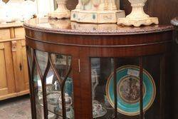 Bow Fronted Display Cabinet 