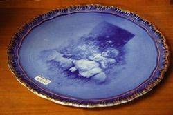 Pictorial Blue Children Display Plate 