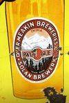 Vintage Solan Brewery Pictorial Enamel Sign.