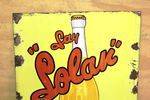 Vintage Solan Brewery Pictorial Enamel Sign