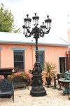 Stunning + Large Cast Iron Garden Lamp