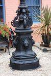 Stunning + Large Cast Iron Garden Lamp