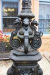 Stunning + Large Cast Iron Garden Lamp