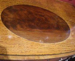Antique English Satinwood And Mahogany Sideboard  