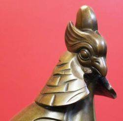 Art Deco Bronze Pheasant