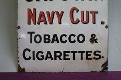 Willsand39s Capstan Navy Cut Tobacco and Cigarettes Enamel Sign 