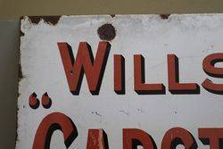 Willsand39s Capstan Navy Cut Tobacco and Cigarettes Enamel Sign 