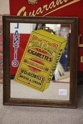 Gold Flake Cigarettes Framed Mirror   