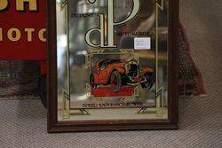 Dupont DP Automobiles Wooden Framed Mirror 